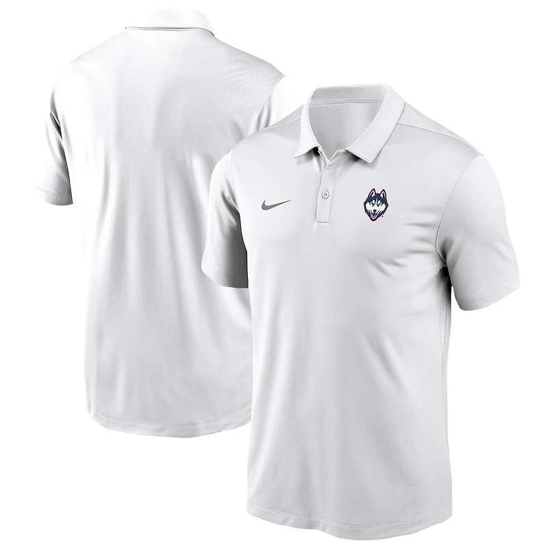 Men's Nike White UConn Huskies Victory Solid Performance Polo