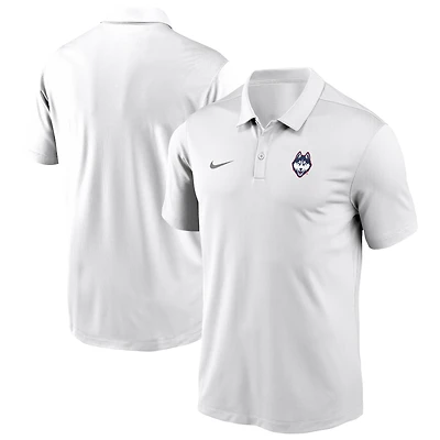 Men's Nike White UConn Huskies Victory Solid Performance Polo