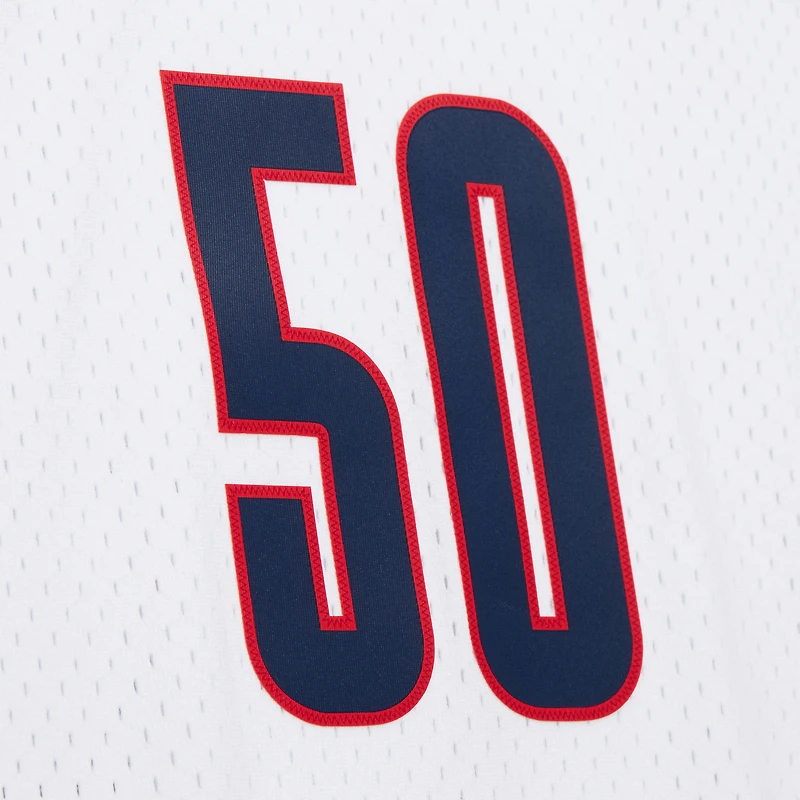 Maillot réplique pour homme UConn Huskies Emeka Okafor Mitchell & Ness blanc 2001/02 Swingman