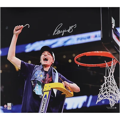 Paige Bueckers UConn Huskies Autographed 16" x 20" Net Cutting Photograph 