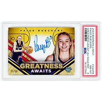 Paige Bueckers UConn Huskies Autographed 2023 Bowman U Best Gold Refractor Greatness Awaits #GAA-PB #1/50 PSA Authenticated 8 Card