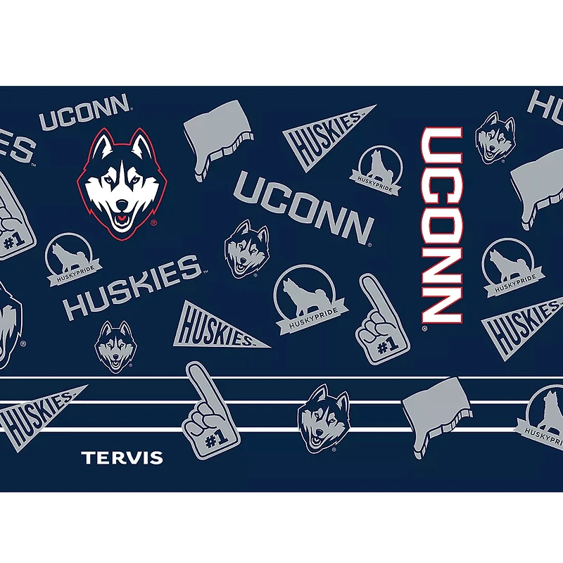 Gobelet Tervis UConn Huskies de 30 oz avec couvercle coulissant