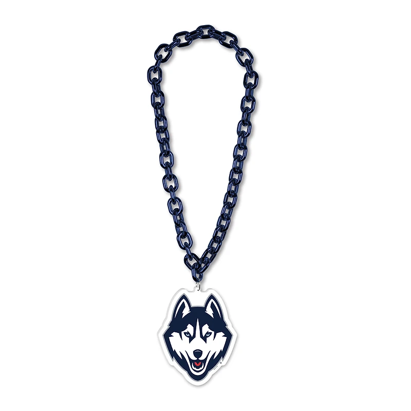 Collier à grosse chaîne WinCraft UConn Huskies