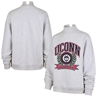 Sweat-shirt à col montant Laurel Arch gris UConn Huskies '47 pour femmes