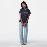 Women's Champion  Navy UConn Huskies Lifestyle T-Shirt