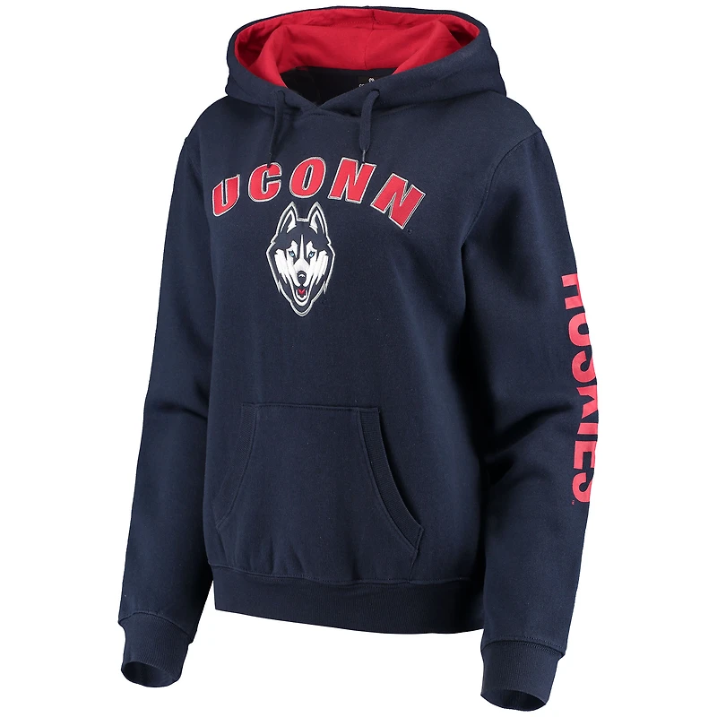 Sweat à capuche Colosseum Navy UConn Huskies Loud and Proud pour femme
