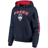 Sweat à capuche Colosseum Navy UConn Huskies Loud and Proud pour femme