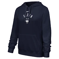 Women's Nike Navy UConn Huskies Club Fleece Hoodie