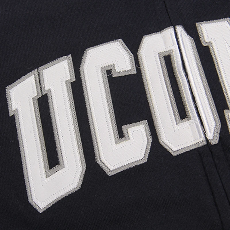 Chandail à capuchon avec nom arqué UConn Huskies pour femme Stadium Athletic Navy