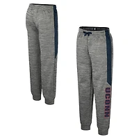 Pantalon polaire gris chiné Colosseum pour jeunes des Huskies de l'UConn
