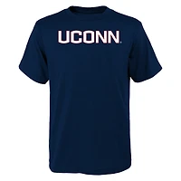 Youth Outerstuff Navy UConn Huskies Primary Logo T-Shirt