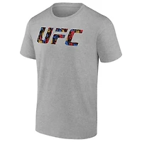 T-shirt UFC Unrivaled gris chiné Charles Oliveira pour homme