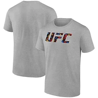 T-shirt UFC Unrivaled gris chiné Charles Oliveira pour homme