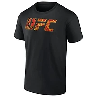 T-shirt noir Ilia Topuria UFC Unrivaled pour homme
