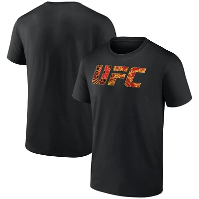 T-shirt noir Ilia Topuria UFC Unrivaled pour homme
