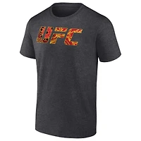 T-shirt Ilia Topuria Charcoal UFC Unrivaled pour homme