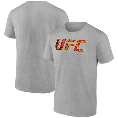 T-shirt UFC Unrivaled gris chiné Ilia Topuria pour homme