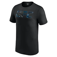 T-shirt noir Khamzat Chimaev UFC Unrivaled pour homme