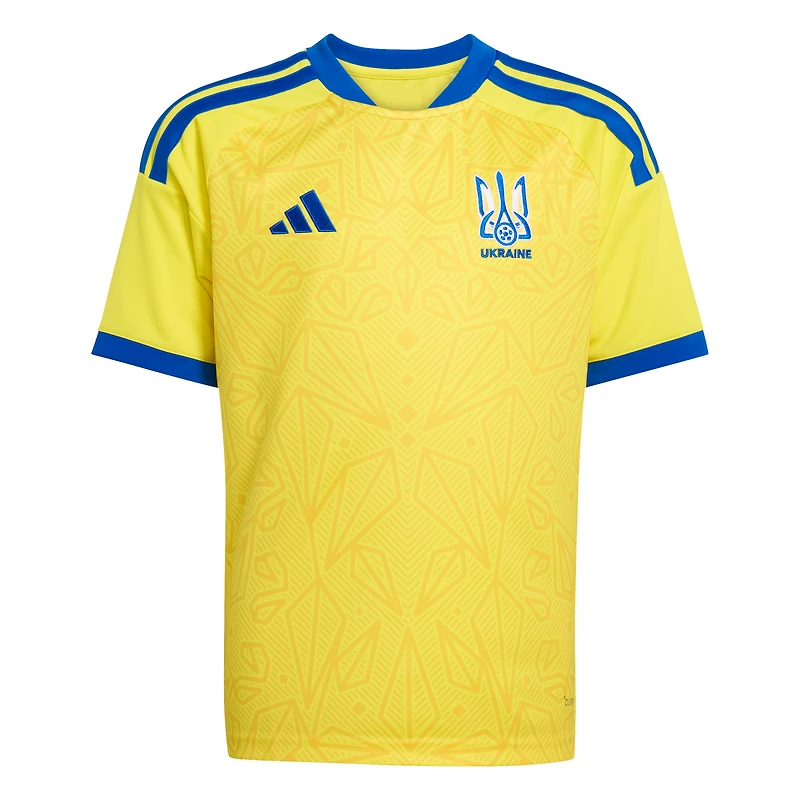 Youth adidas Yellow Ukraine National Team FIFA x World Cup 2026 Home Replica Jersey