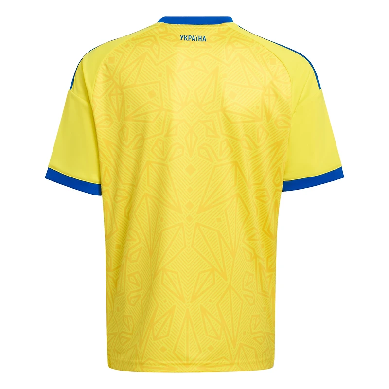 Youth adidas Yellow Ukraine National Team FIFA x World Cup 2026 Home Replica Jersey