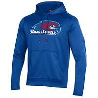 Sweat à capuche polaire Under Armour bleu UMass Lowell River Hawks pour homme