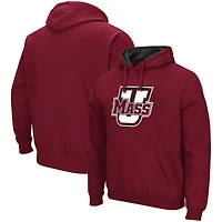 Sweat à capuche bordeaux Colosseum UMass Minutemen Arch and Logo pour homme