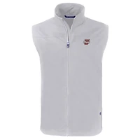 Gilet zippé entièrement recyclé UMass Minutemen Charter Eco pour homme, gris Cutter & Buck