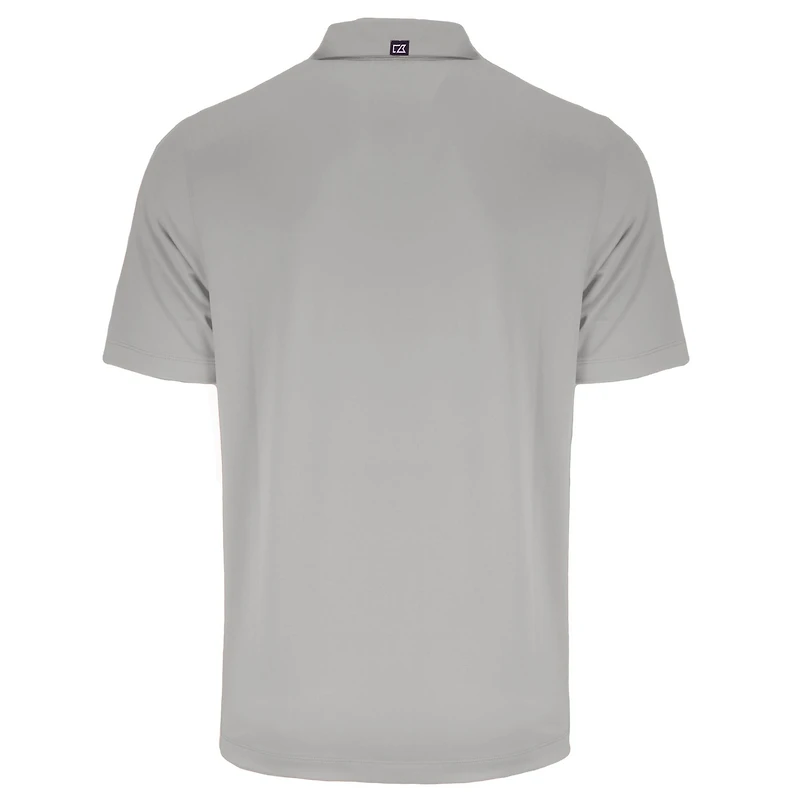 Men's Cutter & Buck  Gray UMass Minutemen Forge Eco Stretch Recycled Polo