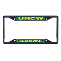 Cadre de plaque d'immatriculation couleur chrome WinCraft UNC Wilmington Seahawks