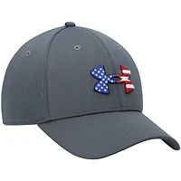 Casquette flexible grise avec logo Freedom Blitzing Under Armour pour hommes