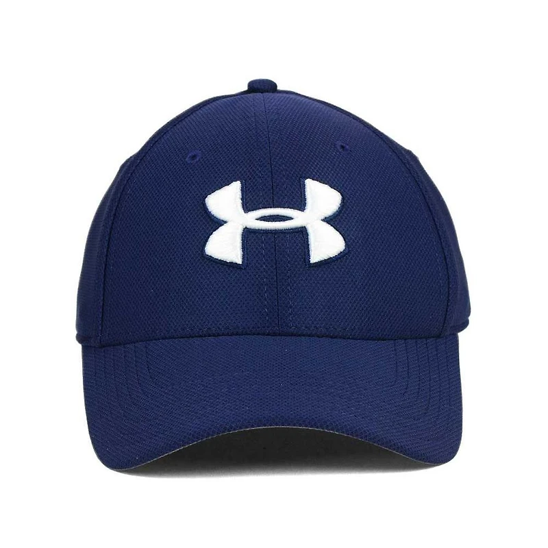 Men's Under Armour Navy Blitzing 3.0 Performance Flex Hat