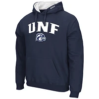 Men's Colosseum Navy UNF Ospreys Arch & Logo 3.0 Hoodie