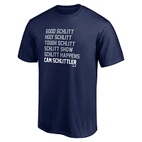 Unisex BreakingT Cam Schlittler Navy Schlitt List T-Shirt