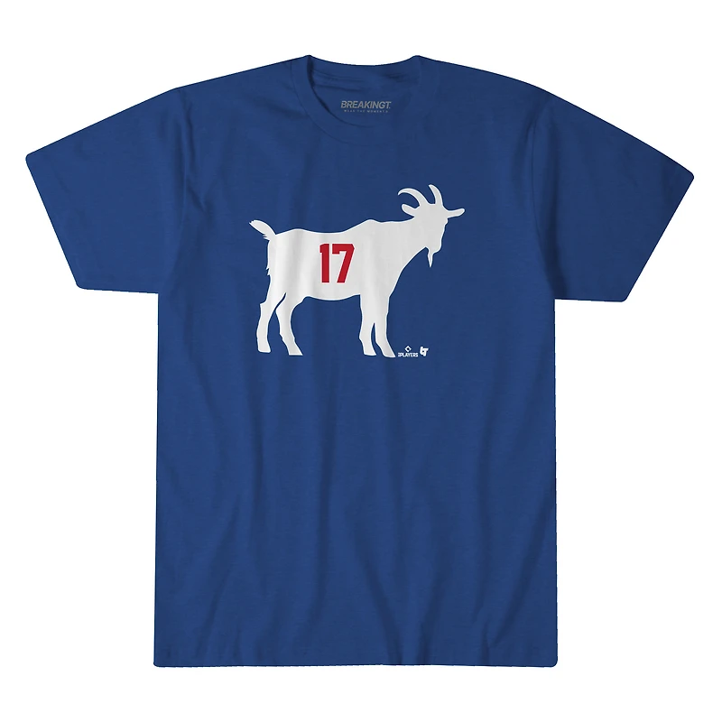 T-shirt unisexe BreakingT Shohei Ohtani Royal Los Angeles Dodgers GOAT
