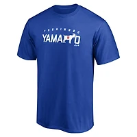 Unisex BreakingT Yoshinobu Yamamoto Royal Los Angeles Dodgers GOAT T-Shirt