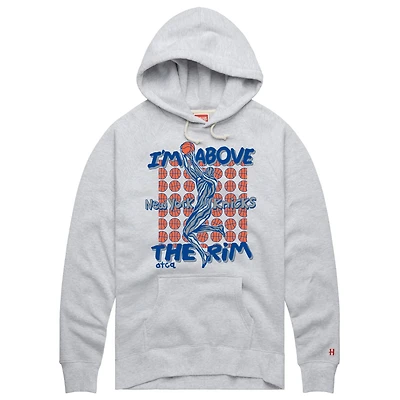 Unisex Homage Ash New York Knicks x A Tribe Called Quest I'm Above The Rim Tri-Blend Hoodie