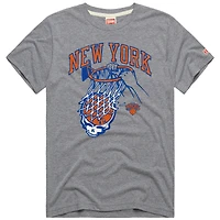 Unisex Homage Gray New York Knicks x The Grateful Dead Tri-Blend T-Shirt
