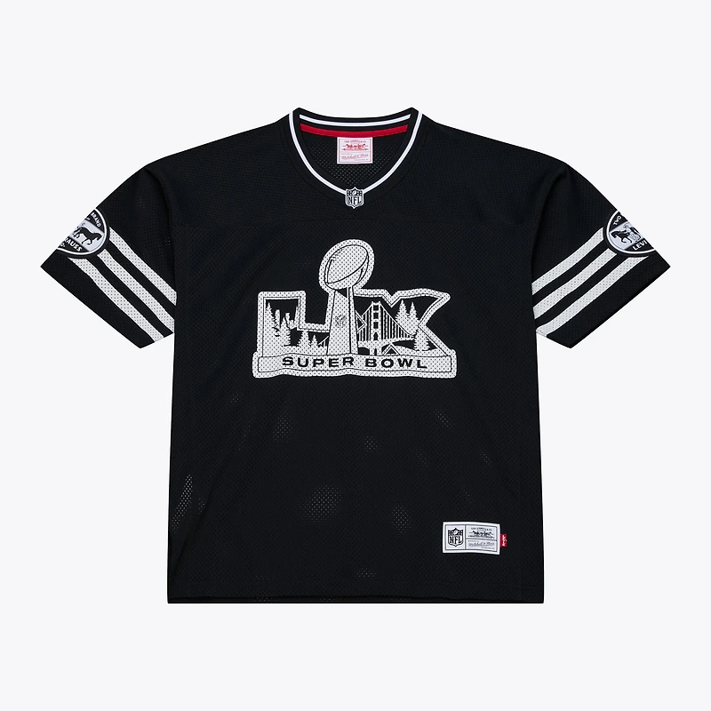Maillot unisexe Mitchell & Ness x Levi's Super Bowl LX Legacy noir