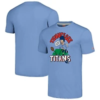 T-shirt unisexe bleu clair NFL x Homage Beavis and Butt-Head Tennessee Titans Tri-Blend