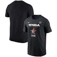 T-shirt unisexe Nike Aliyah Boston noir 2024 WNBA All-Star Game avec nom et numéro