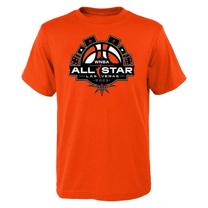 T-shirt unisexe orange 2023 WNBA All-Star Game Primary Logo