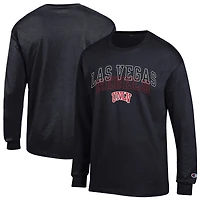 Men's Champion  Black UNLV Rebels Team Long-Sleeve T-Shirt