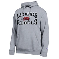 Men's Champion  Heather Gray UNLV Rebels Team Hoodie