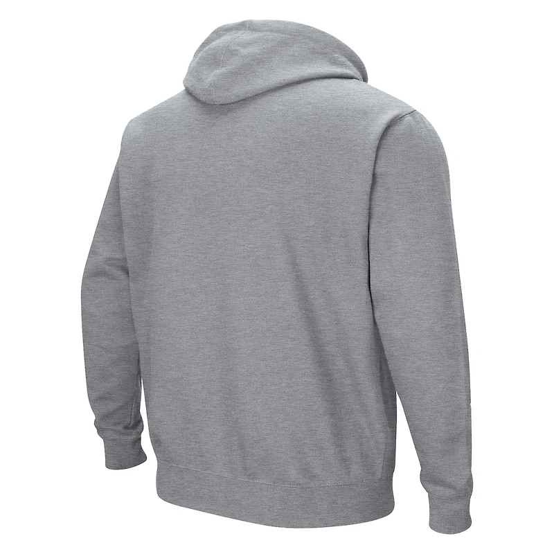 Sweat à capuche Colosseum gris chiné UNLV Rebels Arch and Logo pour homme
