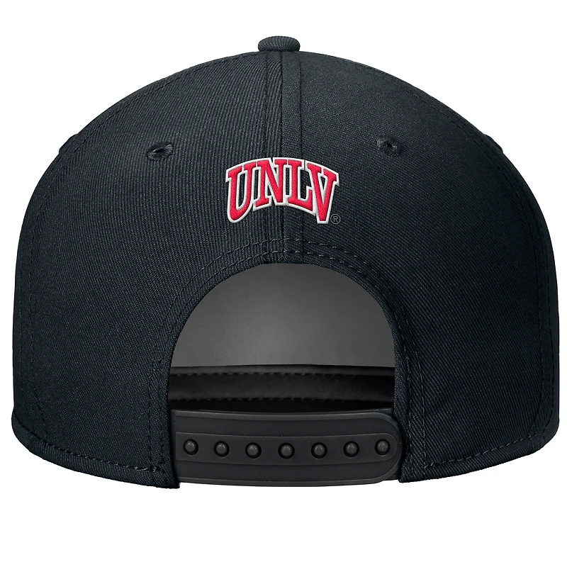Men's Nike Black UNLV Rebels Rise Adjustable Hat