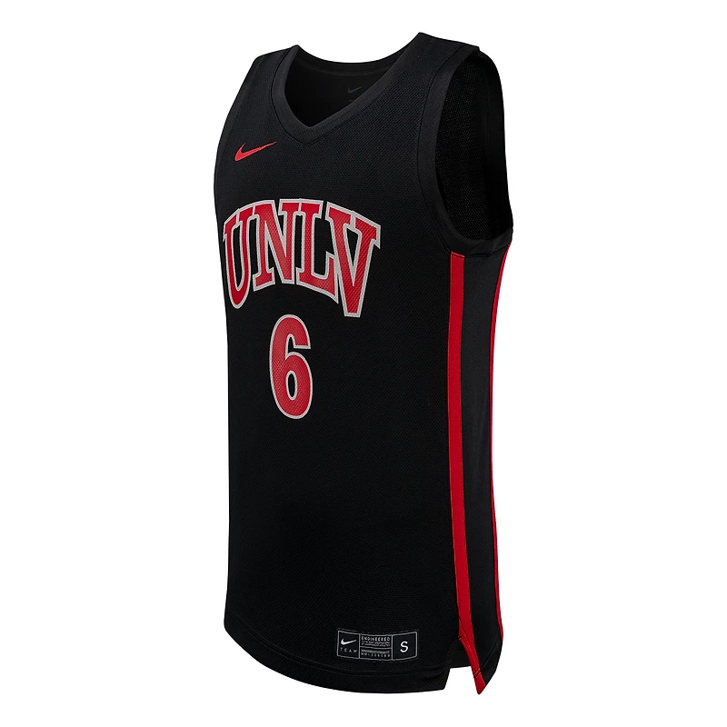 Maillot de basket-ball réplique UNLV Rebels Nike #6 noir pour homme