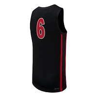 Maillot de basket-ball réplique UNLV Rebels Nike #6 noir pour homme