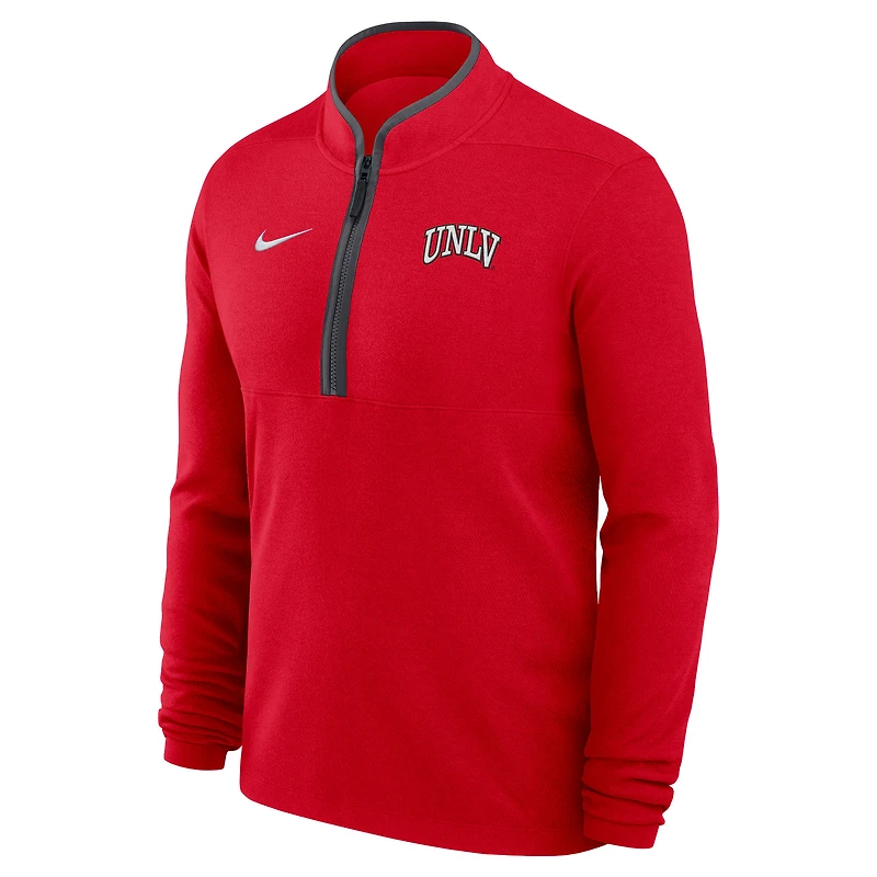 Men's Nike Scarlet UNLV Rebels Basketball Victory Dri-FIT Half-Zip Pullover