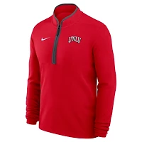 Men's Nike Scarlet UNLV Rebels Basketball Victory Dri-FIT Half-Zip Pullover