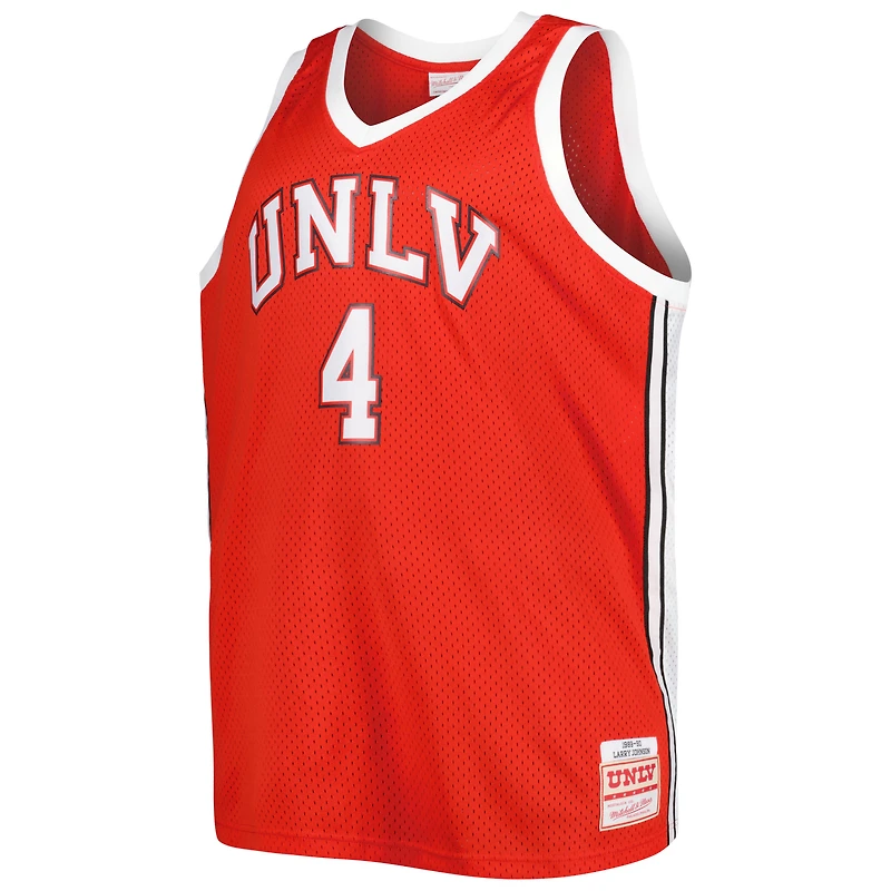 Mitchell & Ness Larry Johnson Scarlet UNLV Rebels 1989/90 Maillot Swingman Big Tall